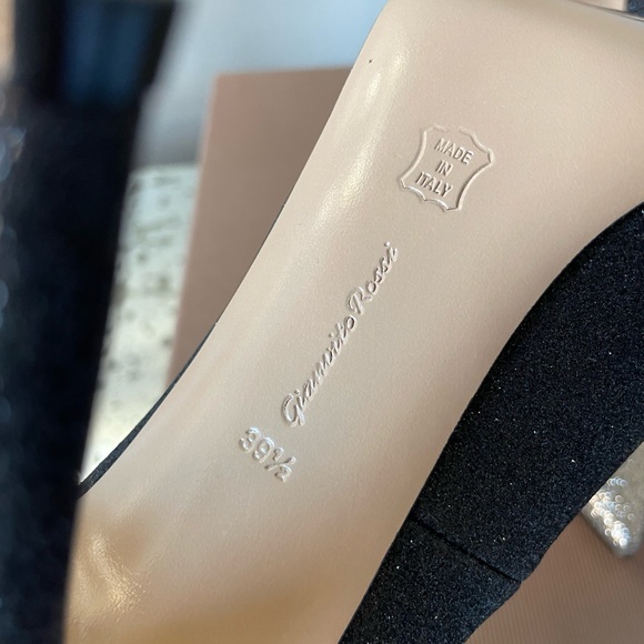 Gianvito Rossi Glitter Pumps SZ 39.5 NIB - Picture 5 of 6